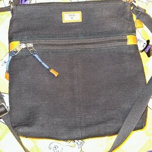 Black Fossil crossbody